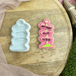 Alternative view of Grinch Direction Pole Deboss Cookie Cutter