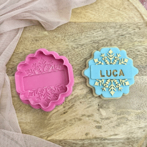 Alternative view of Snowflake Nameboard Deboss Cookie Cutter