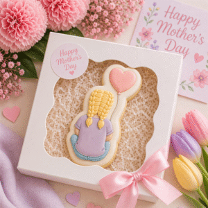 Alternative view of Little Braided Girl With Balloon Deboss Cookie Cutter