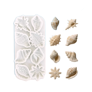 Silicone Detailed Shells Mould 1