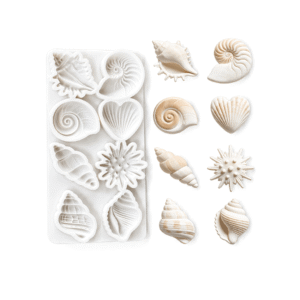 Silicone Detailed Shells Mould 2