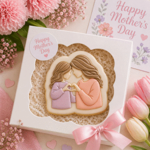 Alternative view of Mother & Daughter Heart Hands Deboss Cookie Cutter