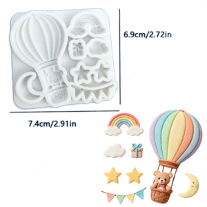 Alternative view of Silicone Mini Hot Air Balloon & Accessories Mould
