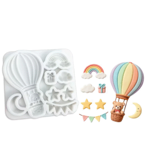 Silicone Mini Hot Air Balloon & Accessories Mould