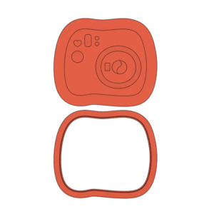 Instant Camera Deboss Cookie Cutter