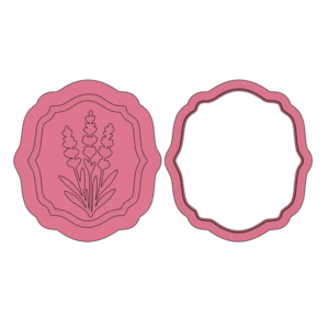 Lavender Ornate Deboss Cookie Cutter
