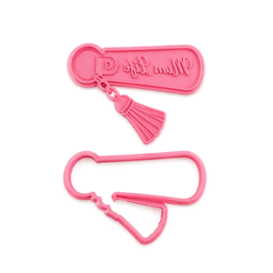 Mum Life Key Ring Deboss Cookie Cutter