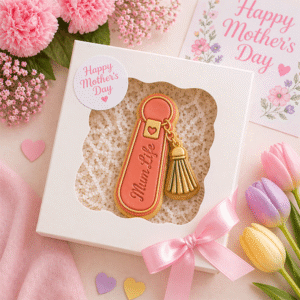 Alternative view of Mum Life Key Ring Deboss Cookie Cutter