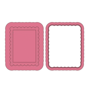 Picture Frame Deboss Cookie Cutter