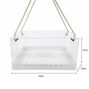 Alternative view of Cake Carrier Box With Rope 24cm Pack of 5
