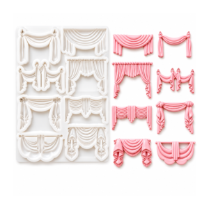 Silicone Royal Drapery Mould