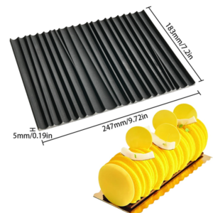Alternative view of Silicone Fluted Pattern Texture Mat