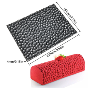 Alternative view of Silicone Mini Hearts Texture Mat