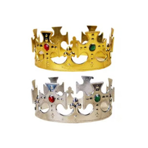 Plastic King Crown Cake Topper