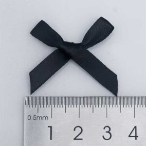 Alternative view of Premade Satin Bows Mini Black