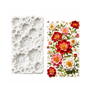 Silicone Peony Garden Mould