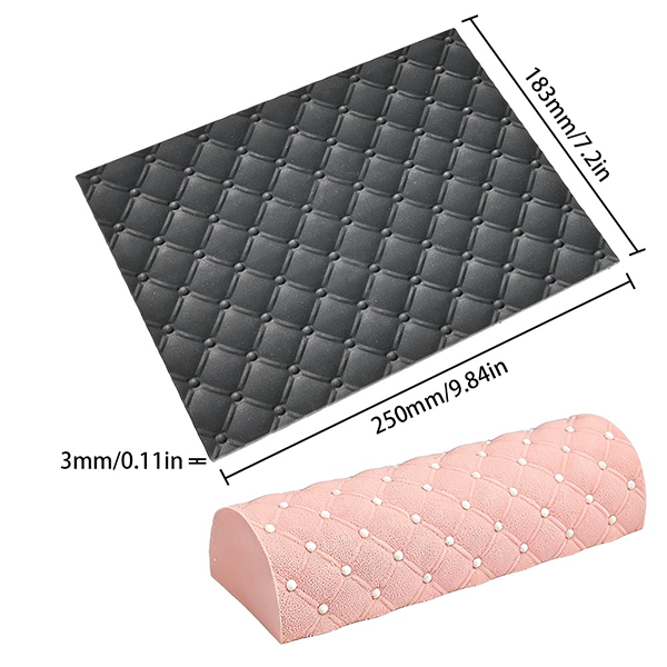 Silicone Quilt Pattern Texture Mat - Image 2