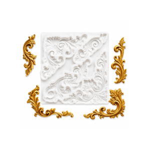 Silicone Luxury Scroll Corner Mould