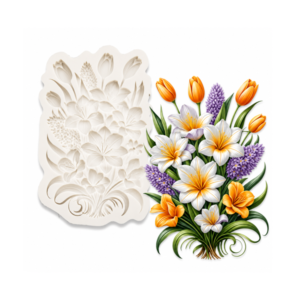 Silicone Spring Bloom Bouquet Mould
