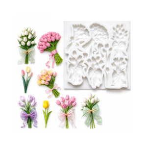 Silicone Tulip Bouquet Collection Mould