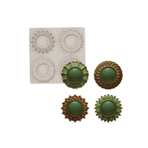 Silicone Small Vintage Rosettes Mould