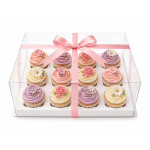 Display 12 Cupcake Box Pack of 10