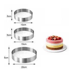 Alternative view of Stainless Steel Cake Ring Set
