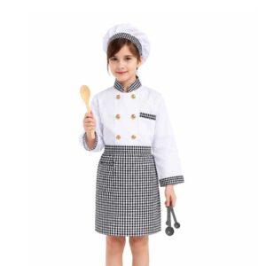 Alternative view of Kids Chef Dress-Up Set Black & White