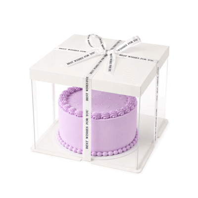 Elegant Display Cake Box 22cm