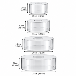 Alternative view of Acrylic Fillable Cake Tier Set of 4