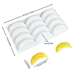 Alternative view of Silicone Mini Bananas Dessert Mould