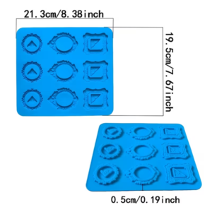 Alternative view of Silicone Frames Assortment Mould