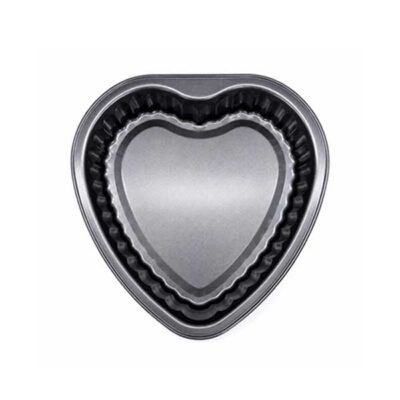 Fluted Non Stick Heart Pan