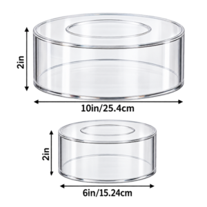 Alternative view of Acrylic Fillable Cake Tier Set of 2