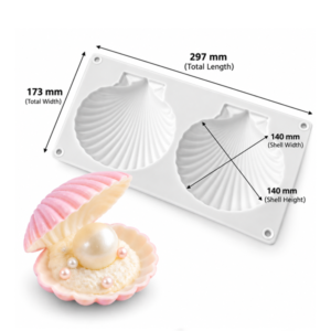 Alternative view of Silicone Large Shell Dessert Mould