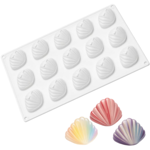 Silicone Mermaid Shell Dessert Mould
