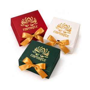 Elegant Namaste Square Box Pack of 10