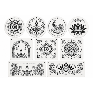 Diwali Decorative Stencil Set