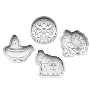 Diwali Elements Cookie Cutter Set