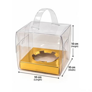 Alternative view of Single Gold Cupcake Carrier Box Pack of 10
