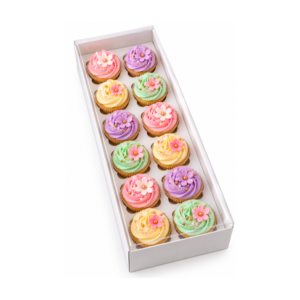 Long Display 12 Cupcake Box Pack of 10