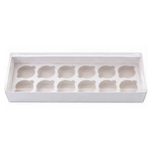 Alternative view of Long Display 12 Cupcake Box Pack of 10