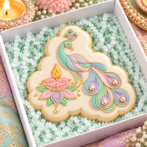 Alternative view of Diwali Peacock Deboss Cookie Cutter