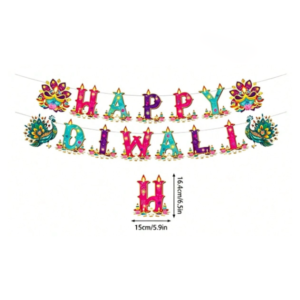 Alternative view of Diwali Party Banner Set 1
